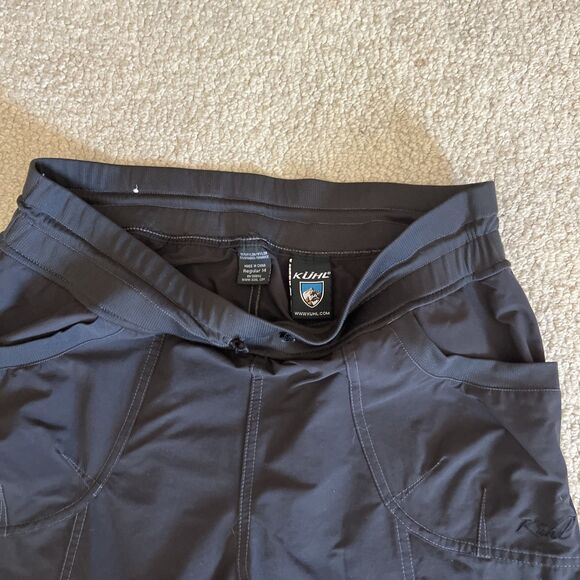 Kuhl Lightweight Stretch Drawstring Performance Pants Hiking Outdoor Gray Wms 14 - Picture 4 of 13